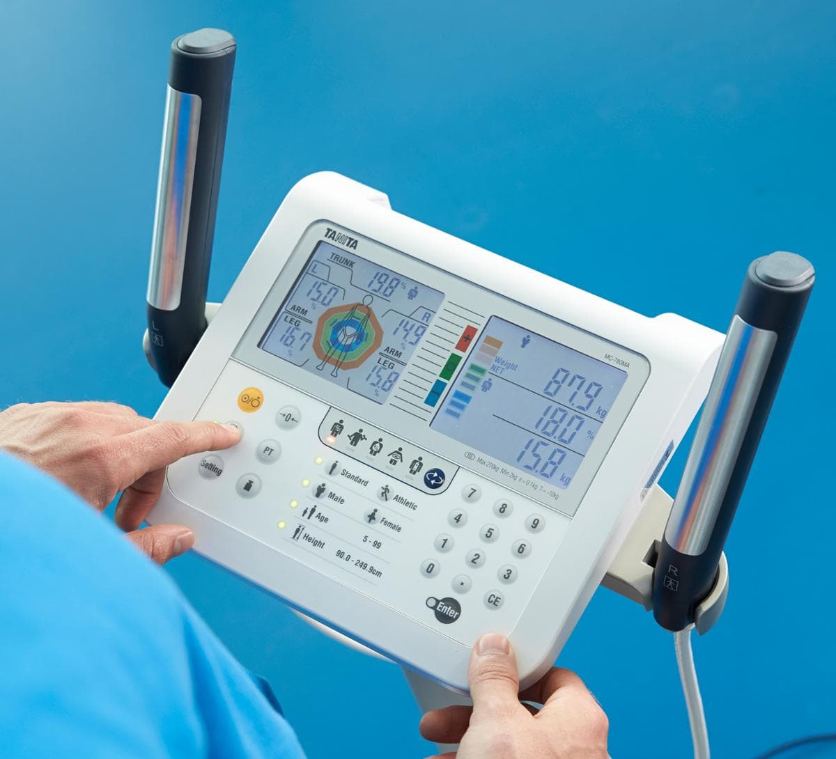 Segmental body fat percentage